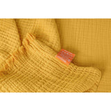 Cotton Gauze Duvet Cover, Turmeric - Zouf.biz