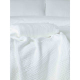 Cotton Gauze Duvet Cover, White - Zouf.biz