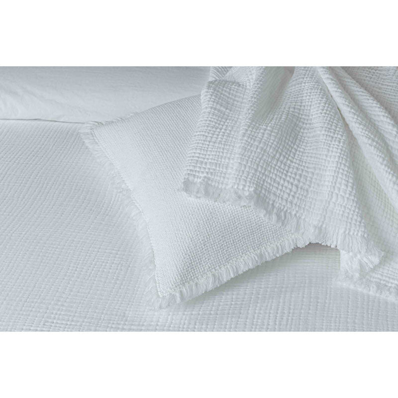Cotton Gauze Pillow Case, White - Zouf.biz