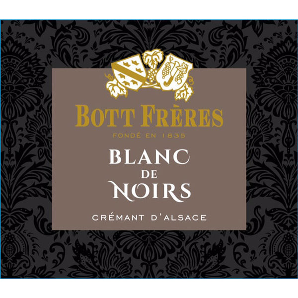 Bott Freres Cremant d'Alsace Blanc de Noirs Brut AOC - Zouf.biz
