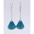 Conic Drop Earrings, Turquoise - Zouf.biz