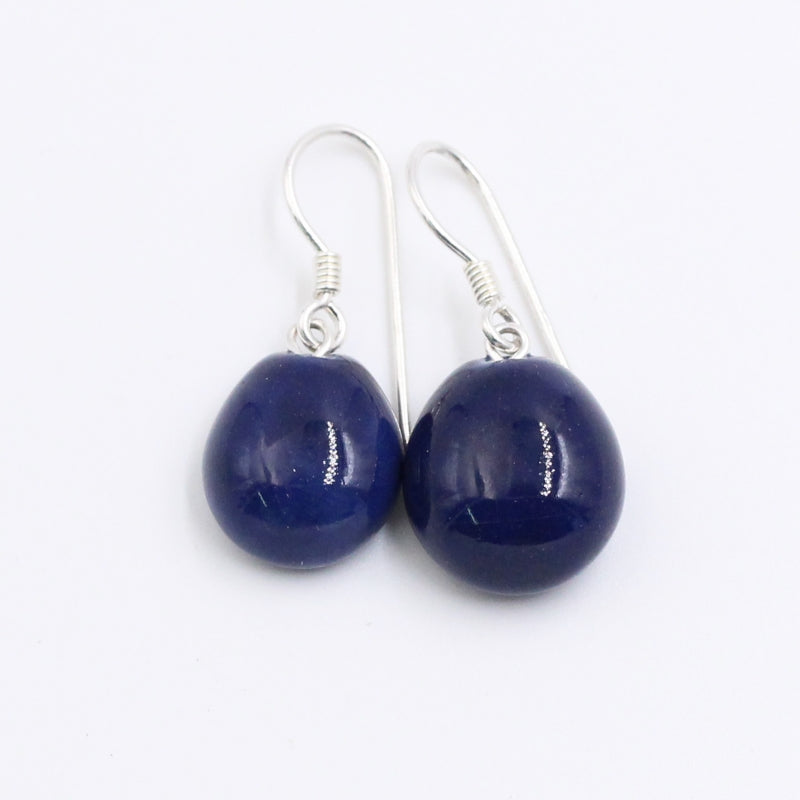 Gouttes d'Eau Urban Drop Earrings, Midnight Blue - Zouf.biz