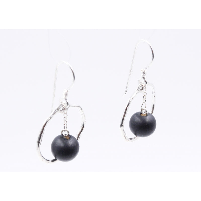 Gypsies Drop Earrings, Black - Zouf.biz