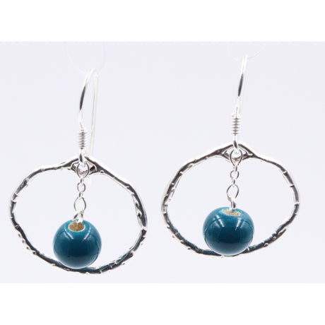 Gypsies Drop Earrings, Duck Egg Blue - Zouf.biz