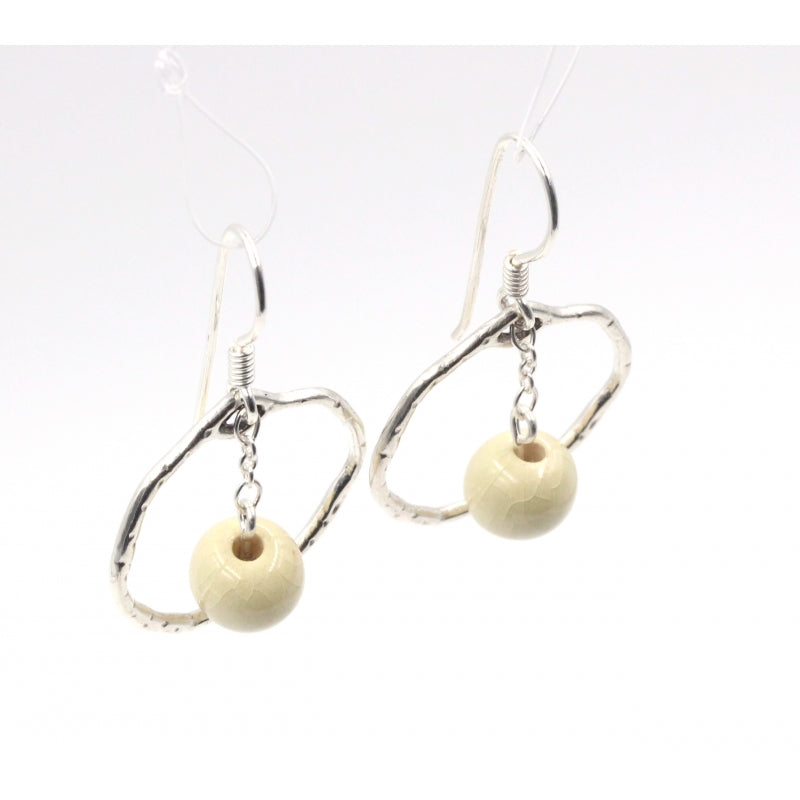 Gypsies Drop Earrings, Ivory - Zouf.biz