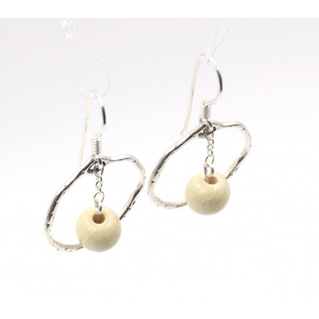 Gypsies Drop Earrings, Ivory - Zouf.biz