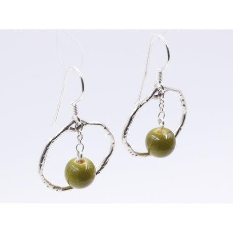 Gypsies Drop Earrings, Pistachio - Zouf.biz