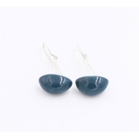 Inca Yucatan Ceramic Drop Earrings, Duck Egg Blue - Zouf.biz