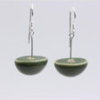 Inca Yucatan Ceramic Drop Earrings, Khaki - Zouf.biz