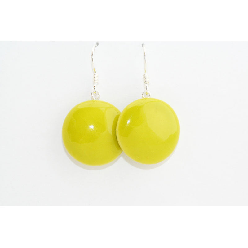 Moon Ceramic Drop Earrings, Anise - Zouf.biz