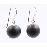 Perles Ceramic Drop Earrings, Black - Zouf.biz