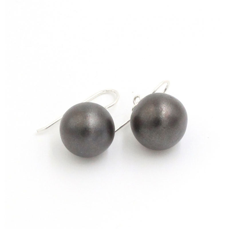 Perles Ceramic Drop Earrings, Cast Iron - Zouf.biz