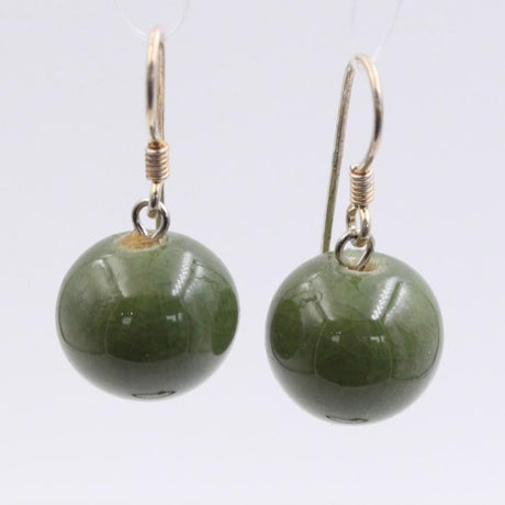 Perles Ceramic Drop Earrings, Khaki - Zouf.biz