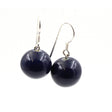 Perles Ceramic Drop Earrings, Midnight Blue - Zouf.biz