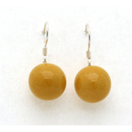 Perles Ceramic Drop Earrings, Sun - Zouf.biz