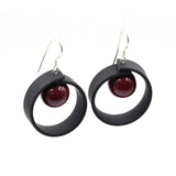 Tempo Drop Earrings, Blackcurrant - Zouf.biz