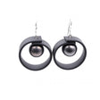 Tempo Drop Earrings, Cast Iron - Zouf.biz