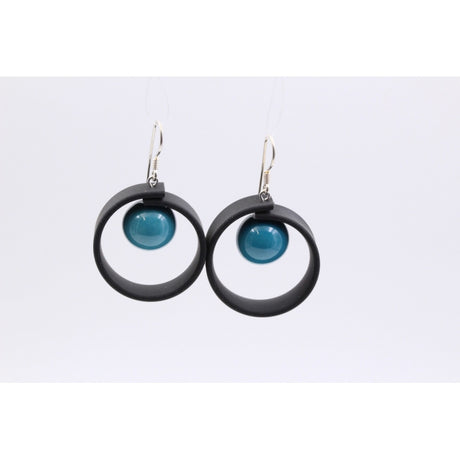 Tempo Drop Earrings, Turquoise - Zouf.biz