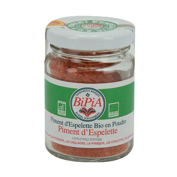 Organic Espelette Chili Pepper Powder AOP - 40g - Zouf.biz