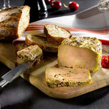 Whole Duck Foie Gras with Black Pepper - 130g Jar - Bronze Medal - Zouf.biz