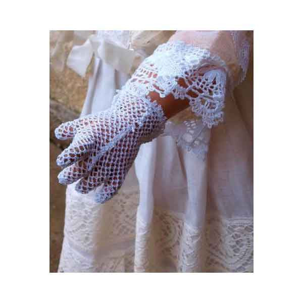 White Vintage Crochet Gloves - Zouf.biz