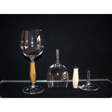 Crystal Wine Glass on Kingwood Base - Zouf.biz