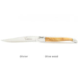Laguiole Steak Knives Mix Wood, Prestige Collection - Zouf.biz