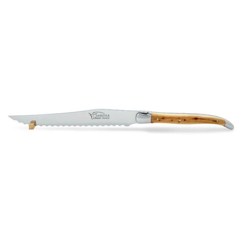 Laguiole Bread Knife Juniper Wood, Prestige Collection - Zouf.biz