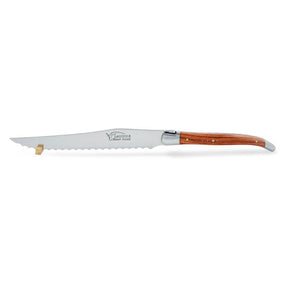 Laguiole Bread Knife Rosewood, Prestige Collection - Zouf.biz