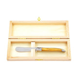 Laguiole Butter Knife Olive Wood, Prestige Collection - Zouf.biz