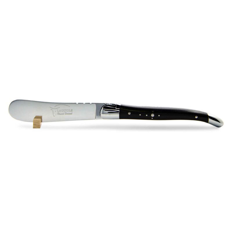 Laguiole Butter Knife Ebony Wood, Prestige Collection - Zouf.biz