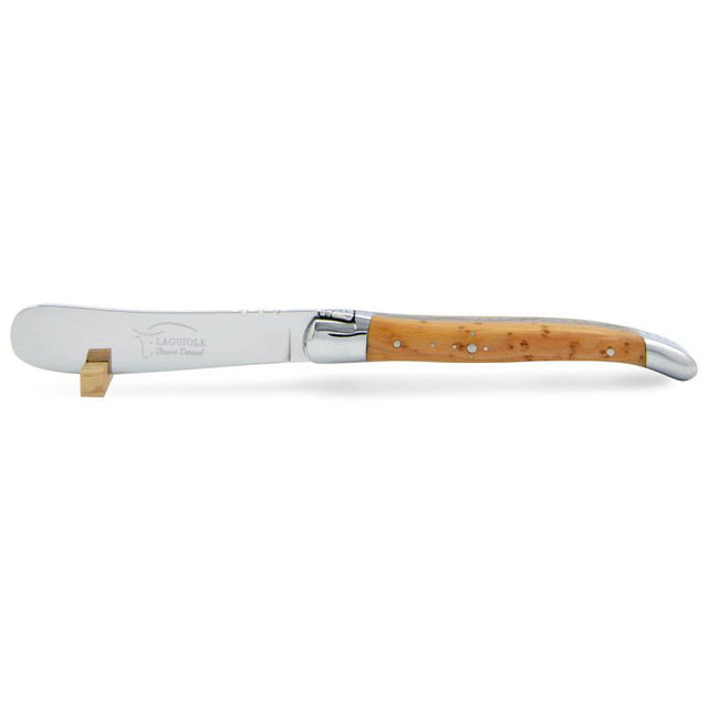Laguiole Butter Knife Juniper Wood, Prestige Collection - Zouf.biz