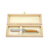 Laguiole Butter Knife Olive Wood, Prestige Collection - Zouf.biz