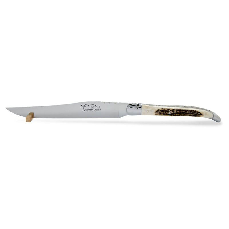 Laguiole Carving Knife Deer Antler, Prestige Collection - Zouf.biz