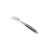 Laguiole Carving Set Double Plates Ebony Wood, Prestige Collection - Zouf.biz