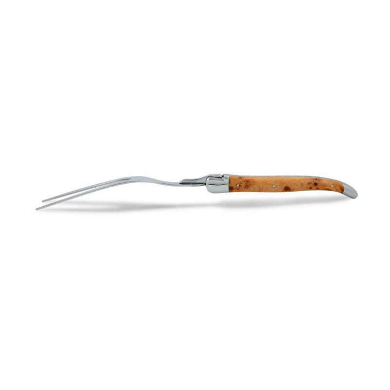 Laguiole Carving Set Juniper Wood, Prestige Collection - Zouf.biz