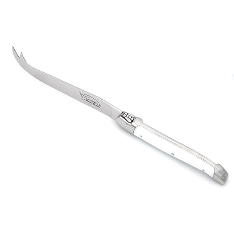 Laguiole Cheese Knife, White Corian - Zouf.biz