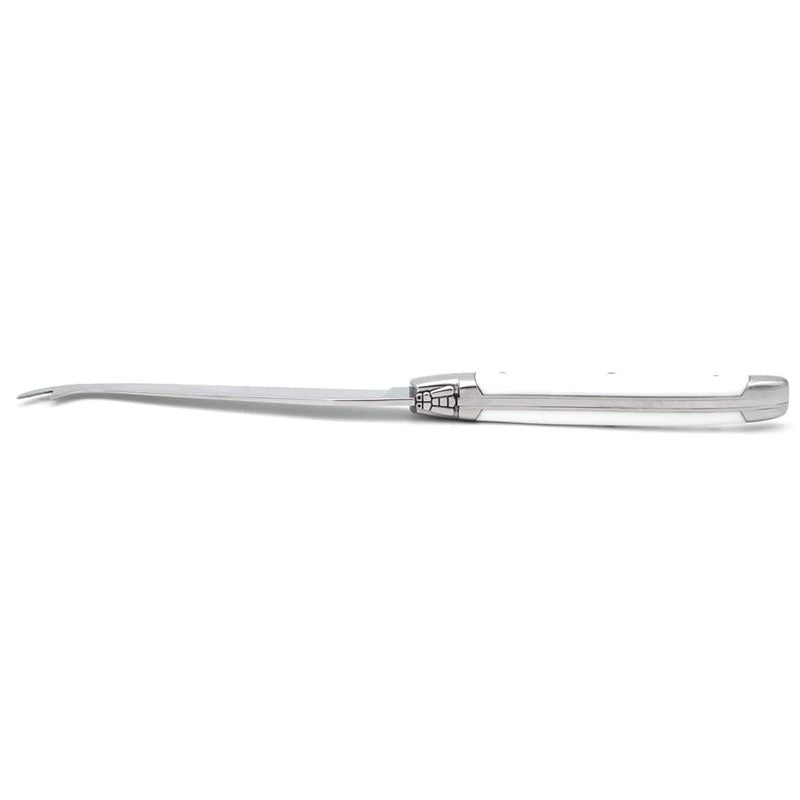 Laguiole Cheese Knife, White Corian - Zouf.biz