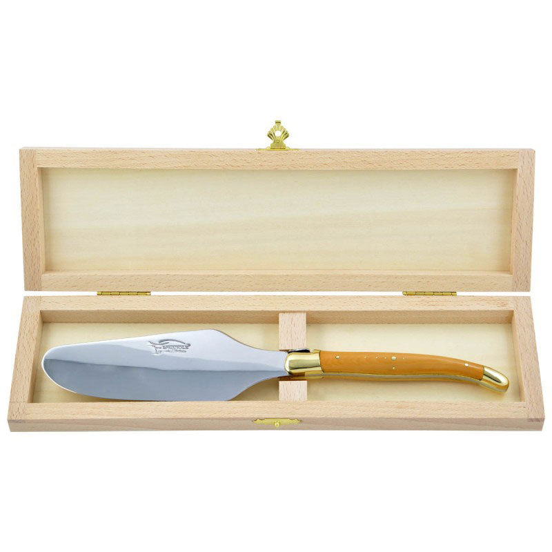 Laguiole Pie Server Boxwood, Prestige Collection - Zouf.biz