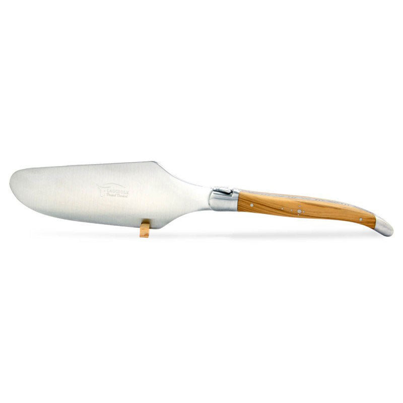 Laguiole Pie Server Olive Wood, Prestige Collection - Zouf.biz