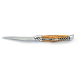 Laguiole Olive Wood 2 Piece Pocket Knife - 12cm, Prestige Collection - Zouf.biz