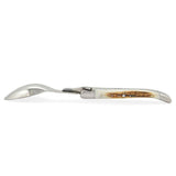 Laguiole Teaspoons Deer Antler, Prestige Collection - Zouf.biz