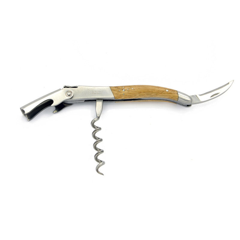 Laguiole Barrel Oak Sommelier Corkscrew, Prestige Collection - Zouf.biz