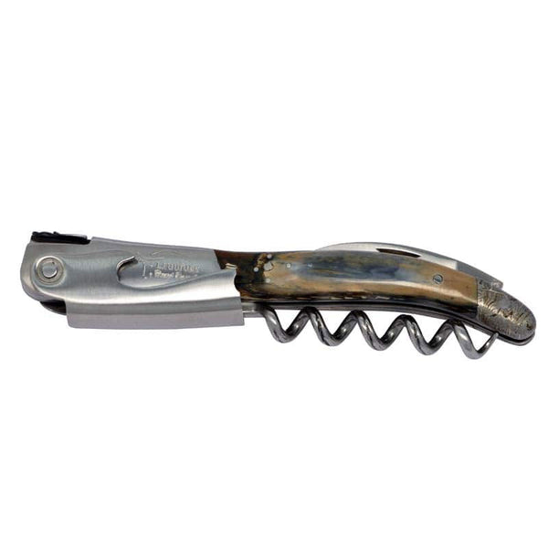 Laguiole Fossilised Mammoth Molar & Meteorite Steel Sommelier Corkscrew - Zouf.biz