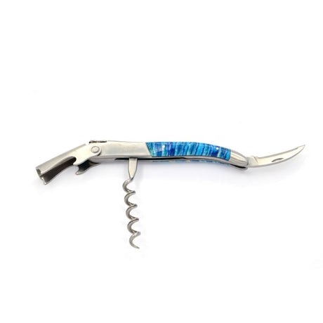 Laguiole Blue Fossilised Mammoth Molar Sommelier Corkscrew - Zouf.biz