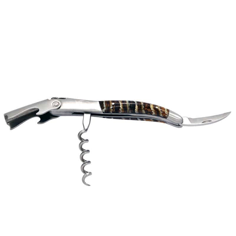 Laguiole Brown Fossilised Mammoth Molar Sommelier Corkscrew - Zouf.biz