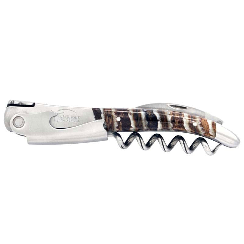 Laguiole Brown Fossilised Mammoth Molar Sommelier Corkscrew - Zouf.biz