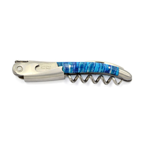 Laguiole Blue Fossilised Mammoth Molar Sommelier Corkscrew - Zouf.biz