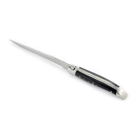 Laguiole Letter Opener - Cut Paper Knife Ebony, Prestige Collection - Zouf.biz