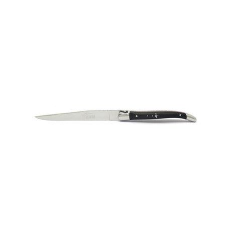 Laguiole Letter Opener - Cut Paper Knife Ebony & Red Vulcanised Fiber, Prestige Collection - Zouf.biz